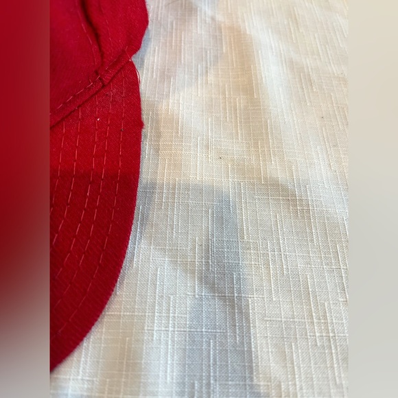 90s Y2K Chicago Bulls Red Starer Snap Back Cap - Picture 8 of 10